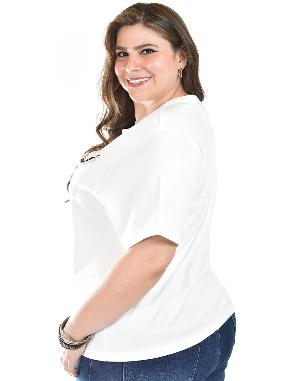 Blusa manga corta para mujer 3