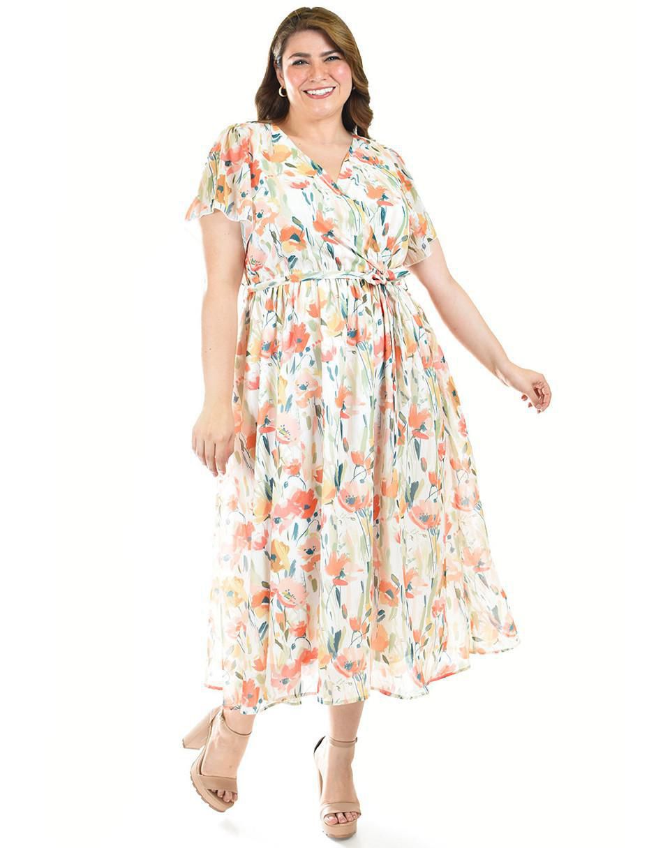 Vestido midi casual para mujer Vestido midi casual para mujer