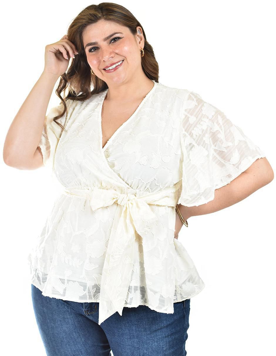 Blusa manga corta para mujer 5