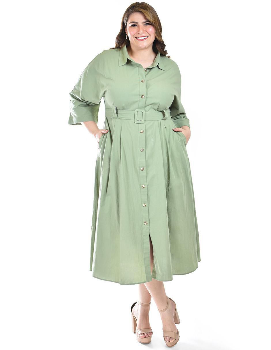 Vestido midi casual para mujer
