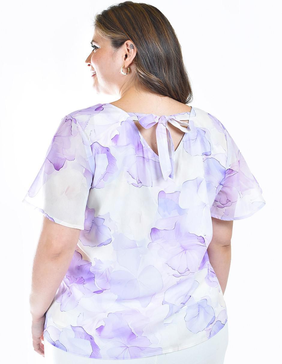 Blusa manga corta para mujer 3