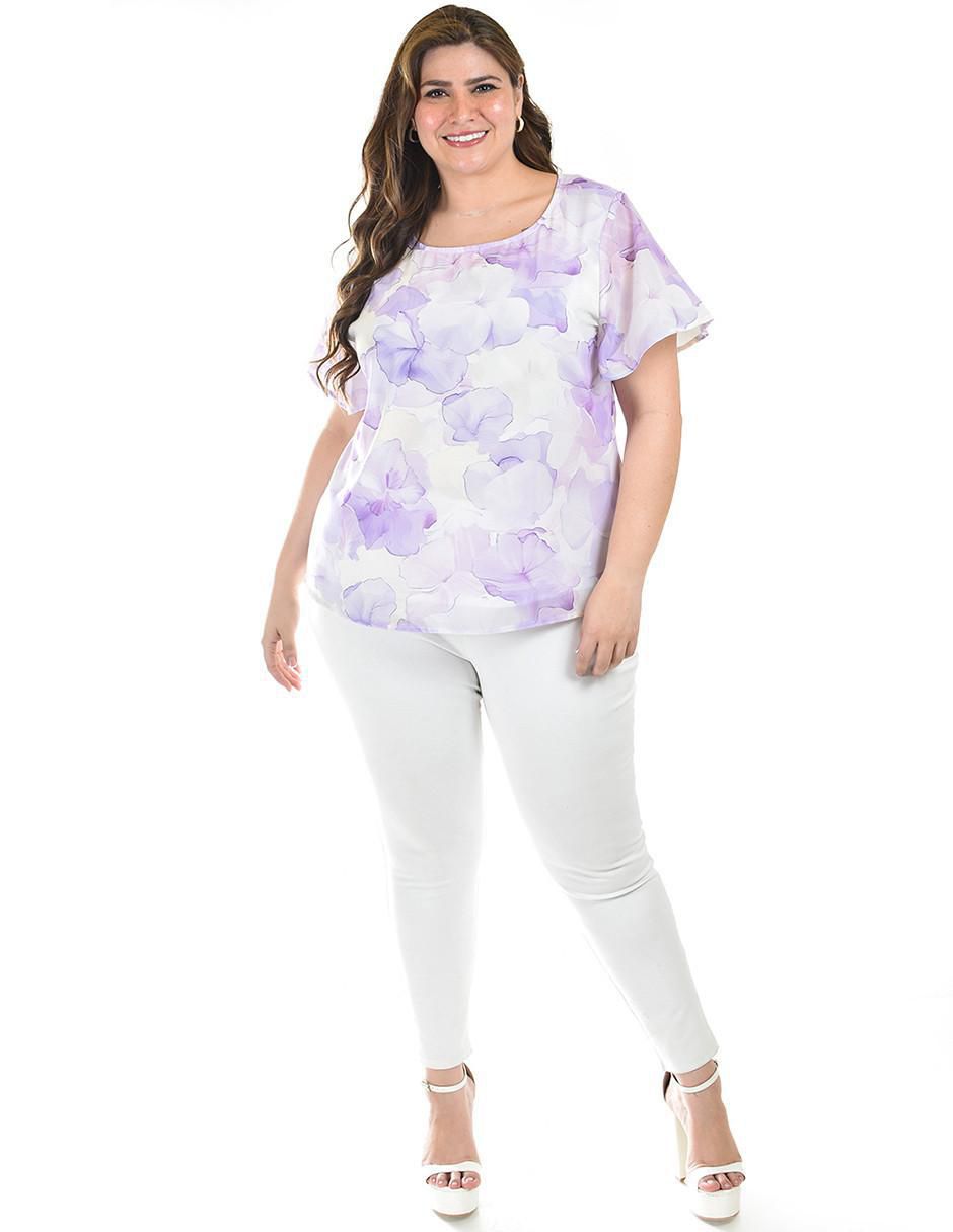 Blusa manga corta para mujer 5