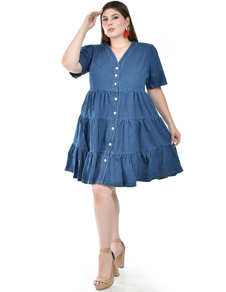 Vestido a la rodilla casual para mujer 5