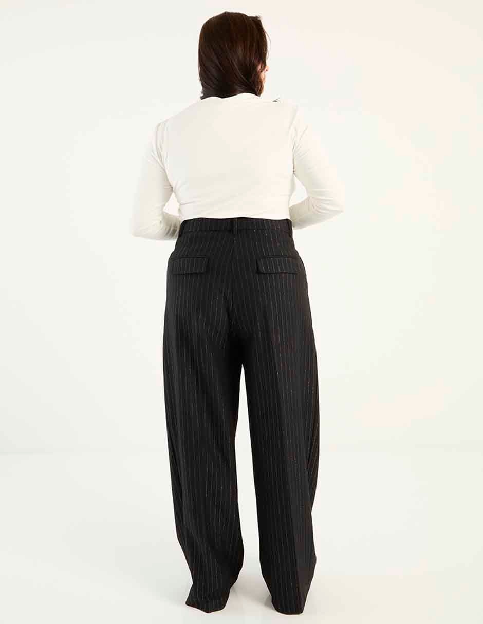 Pantalón de vestir amplio para mujer 2