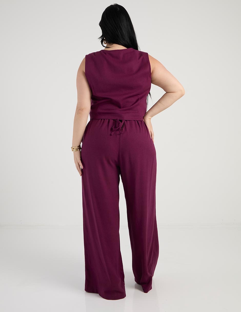 Pantalón relaxed amplio para mujer 2