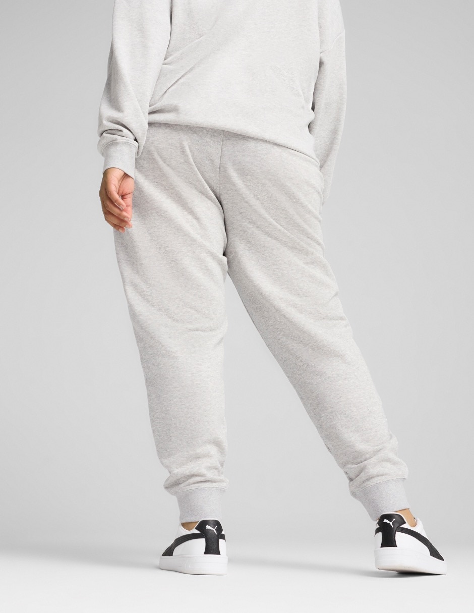 Pants regular con elástico para mujer 2