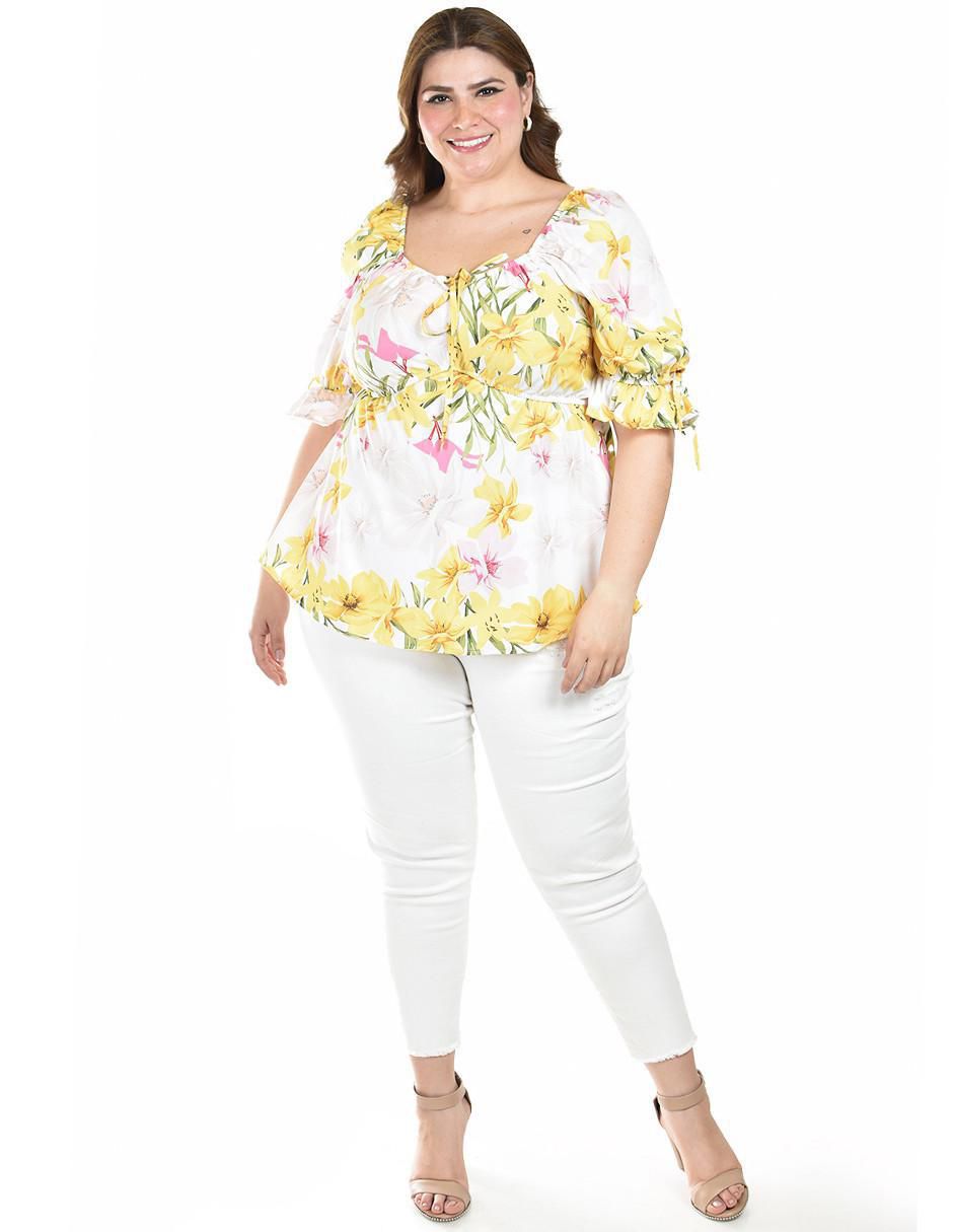 Blusa manga al codo para mujer 5