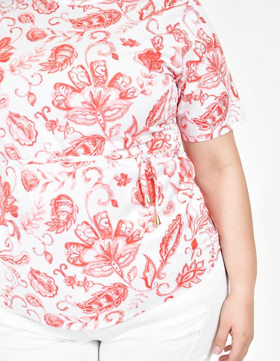 Blusa manga corta para mujer 4