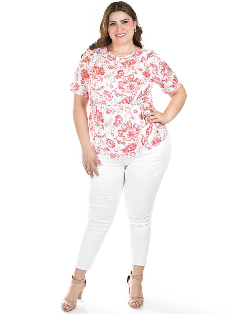 Blusa manga corta para mujer 5