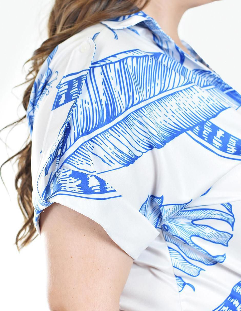 Blusa manga corta para mujer 4