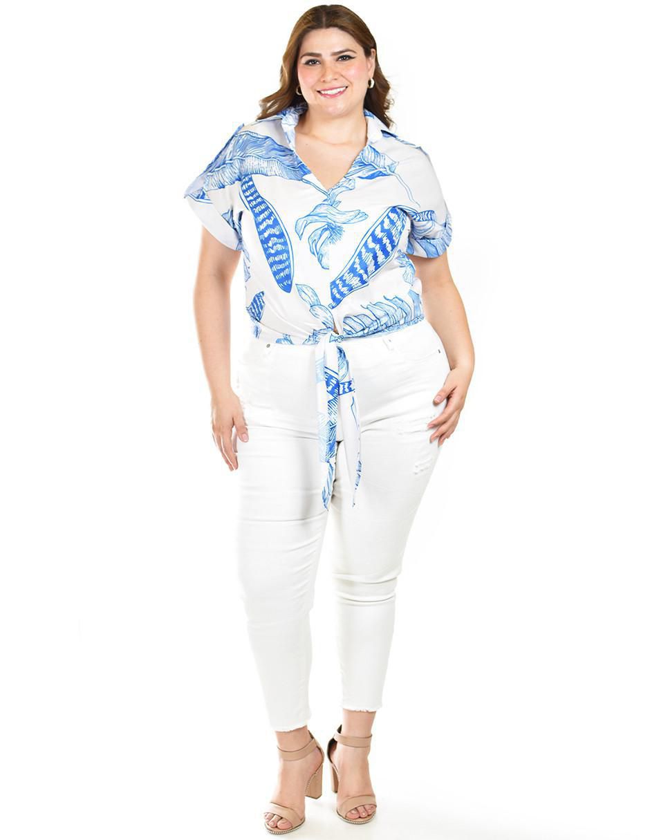 Blusa manga corta para mujer 5