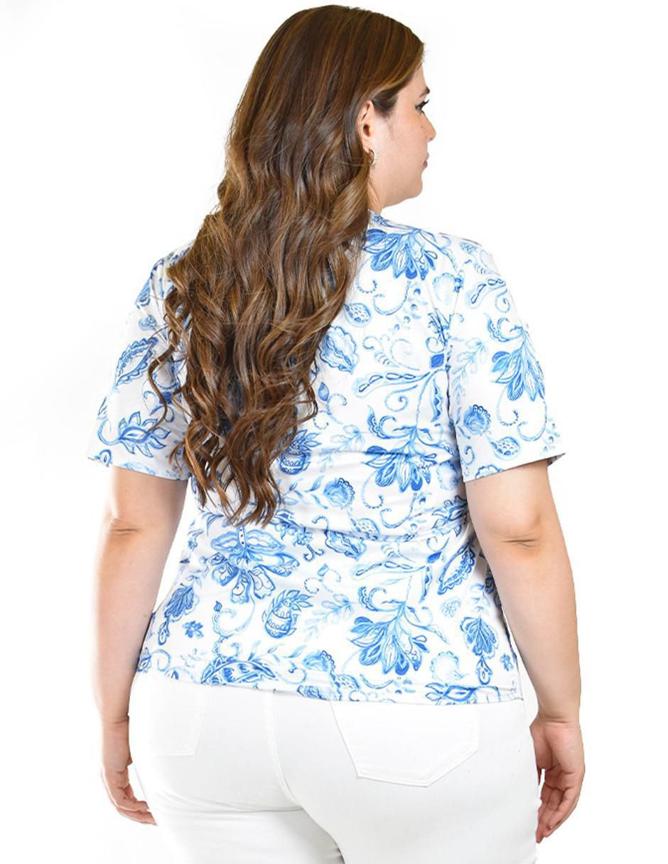 Blusa manga corta para mujer 3