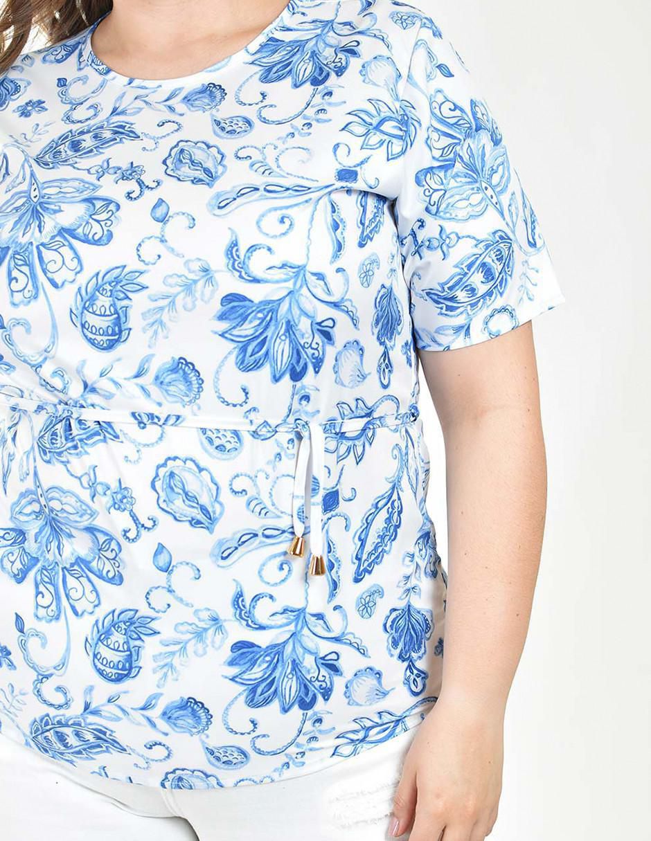 Blusa manga corta para mujer 4
