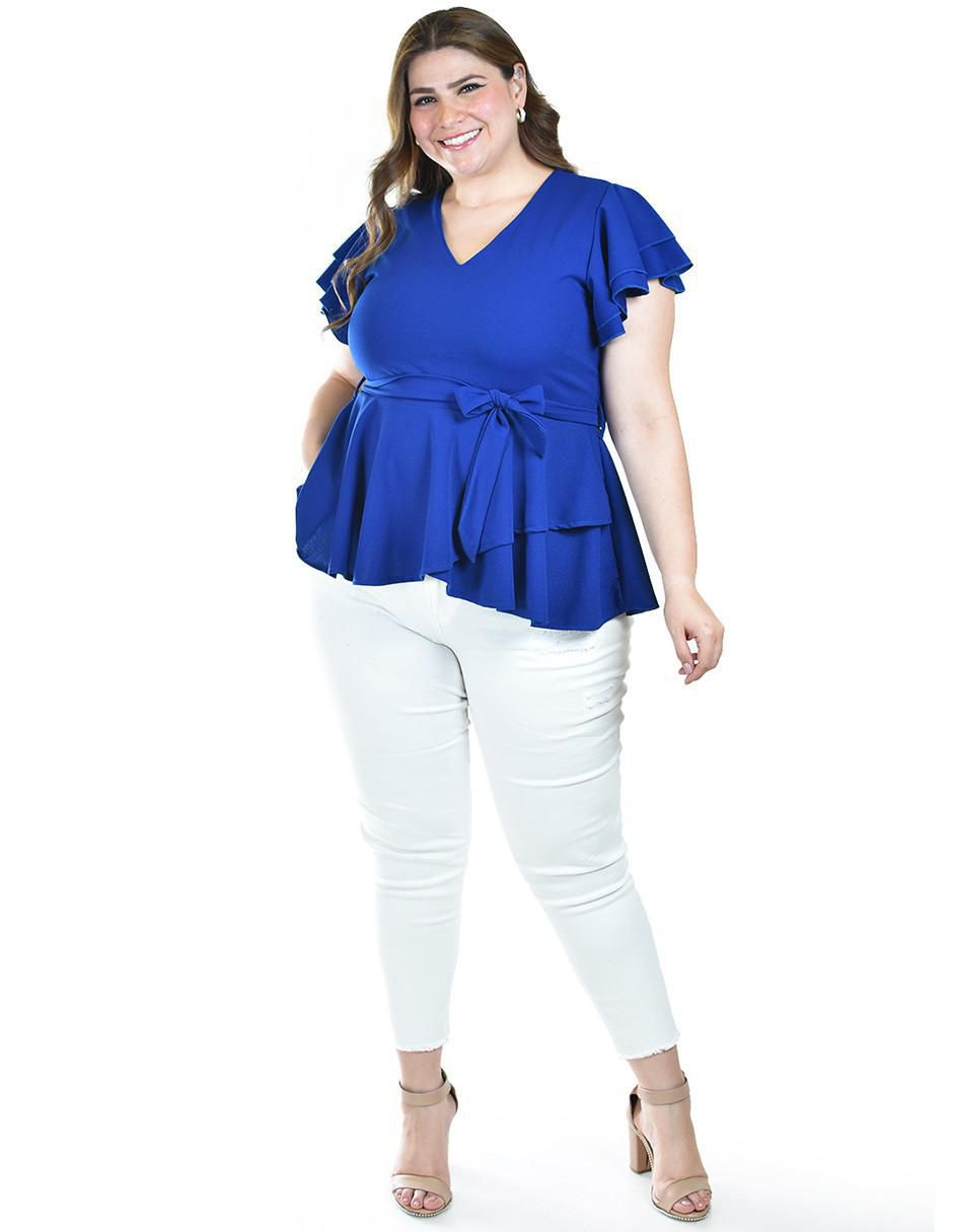Blusa manga corta para mujer 4