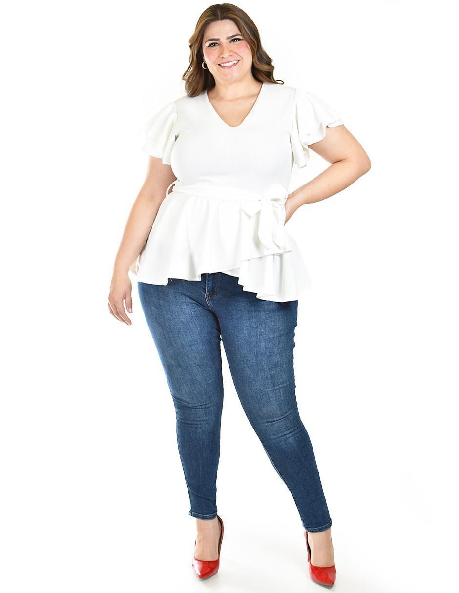 Blusa manga corta para mujer 5