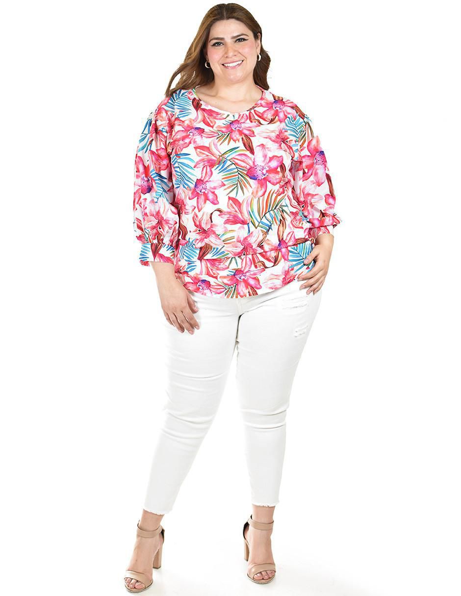 Blusa manga 3/4 para mujer 5