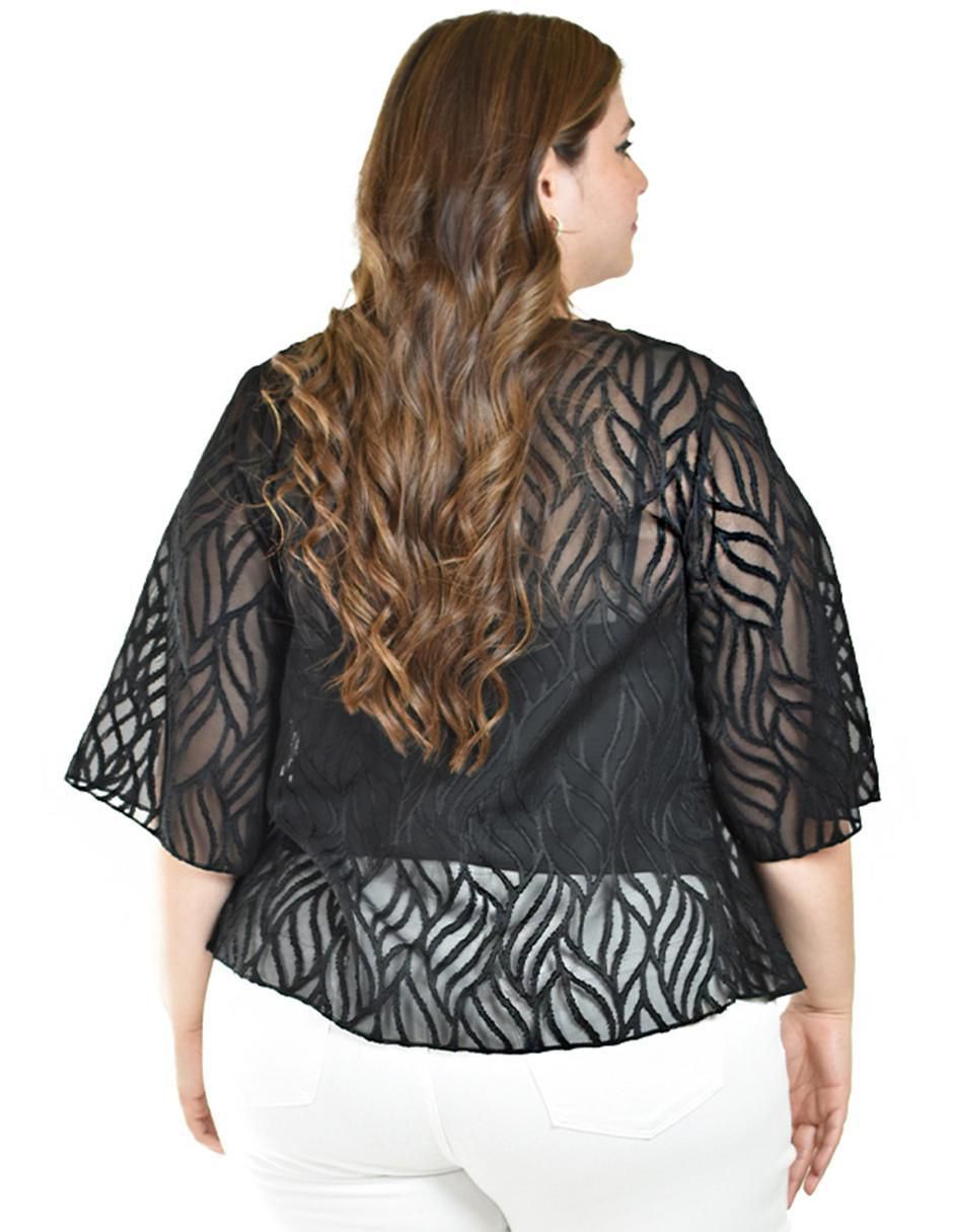 Suéter cuello redondo para mujer 2