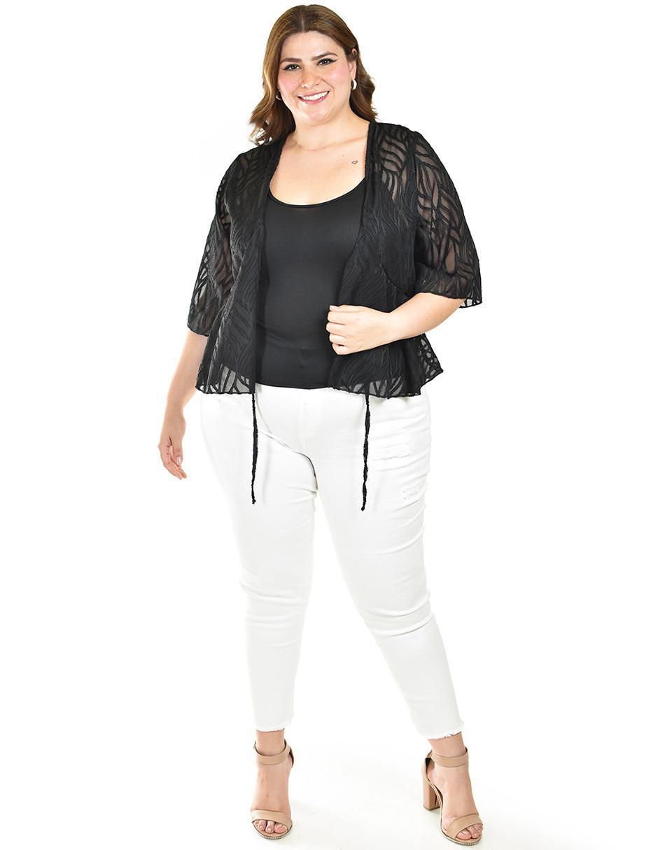 Suéter cuello redondo para mujer 4