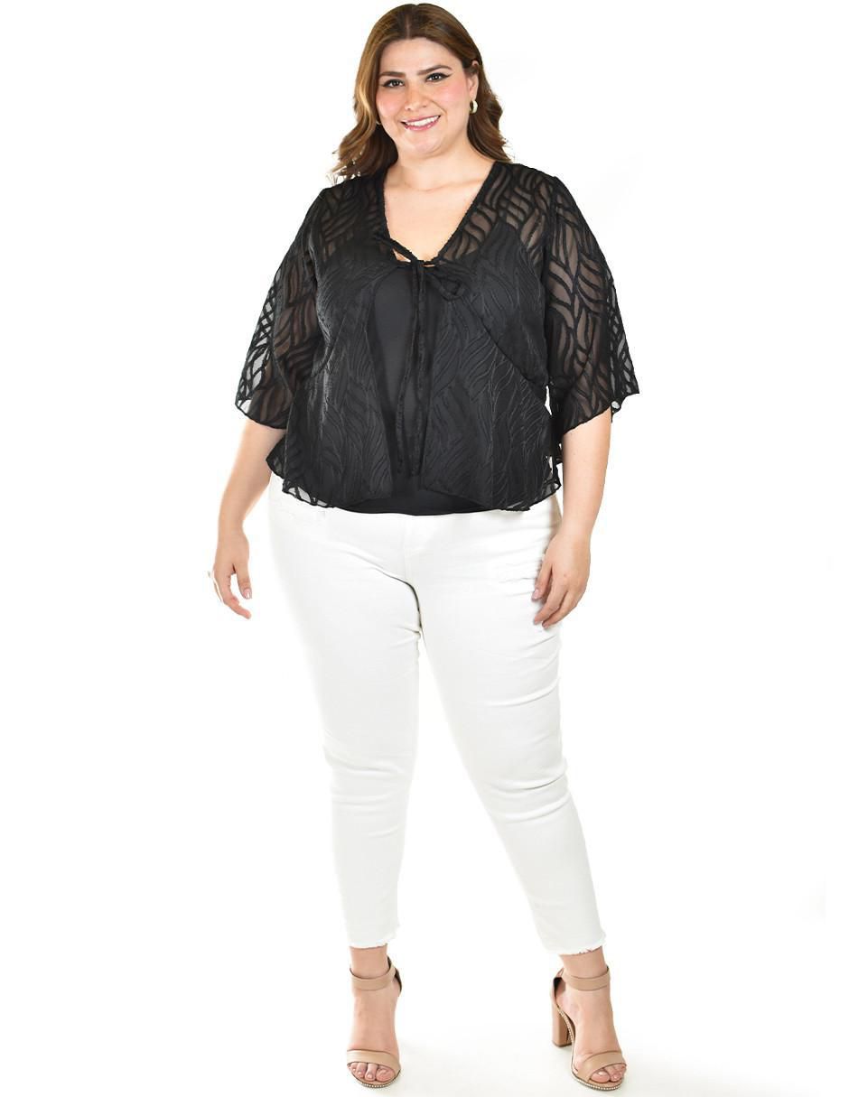 Suéter cuello redondo para mujer 5