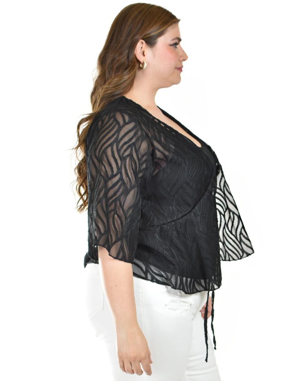 Suéter cuello redondo para mujer 6