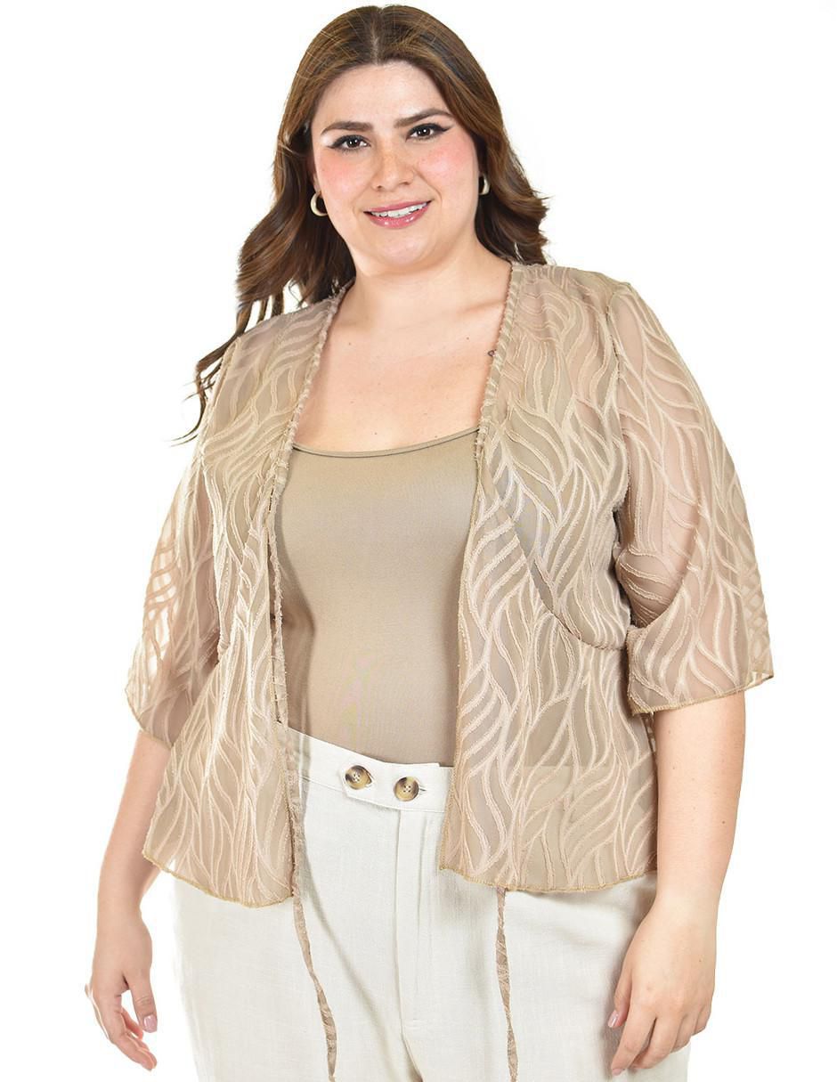Suéter cuello redondo para mujer 2
