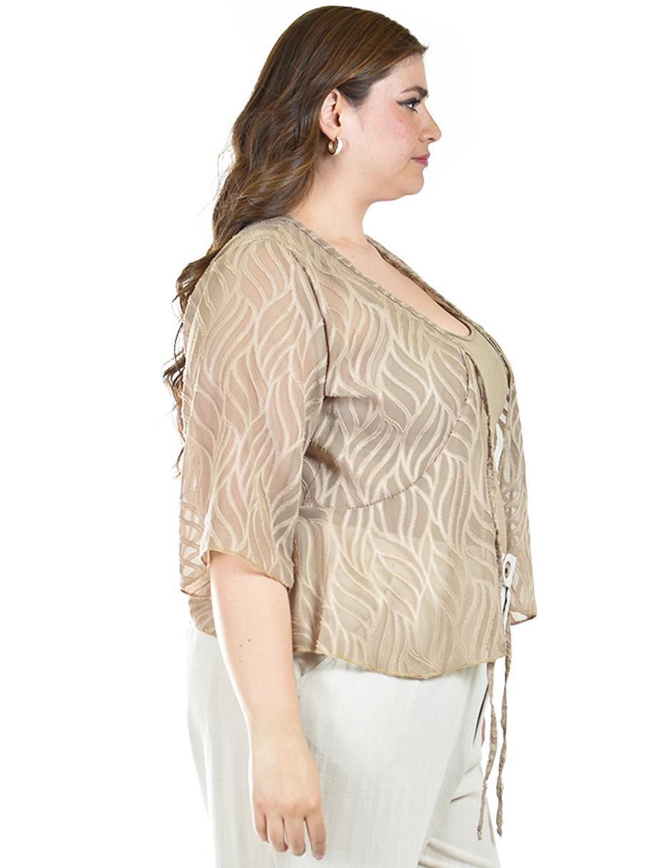 Suéter cuello redondo para mujer 3