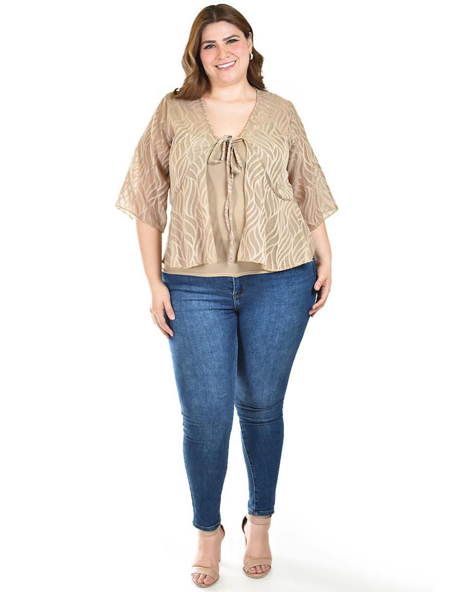 Suéter cuello redondo para mujer 6
