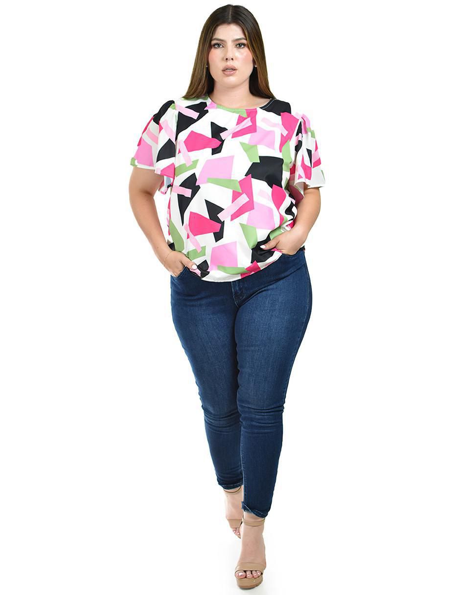 Blusa manga corta para mujer 4