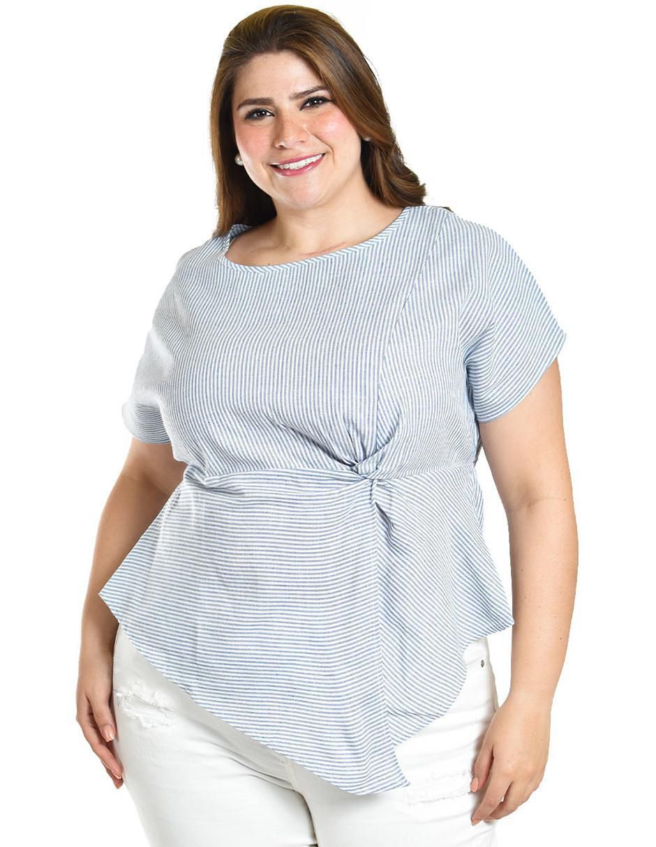 Blusa manga corta para mujer