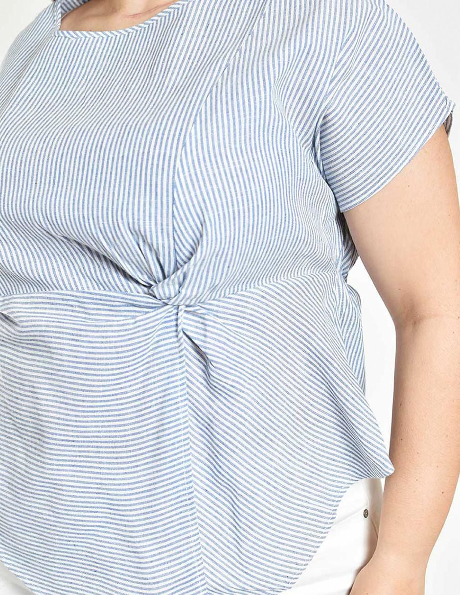Blusa manga corta para mujer 4