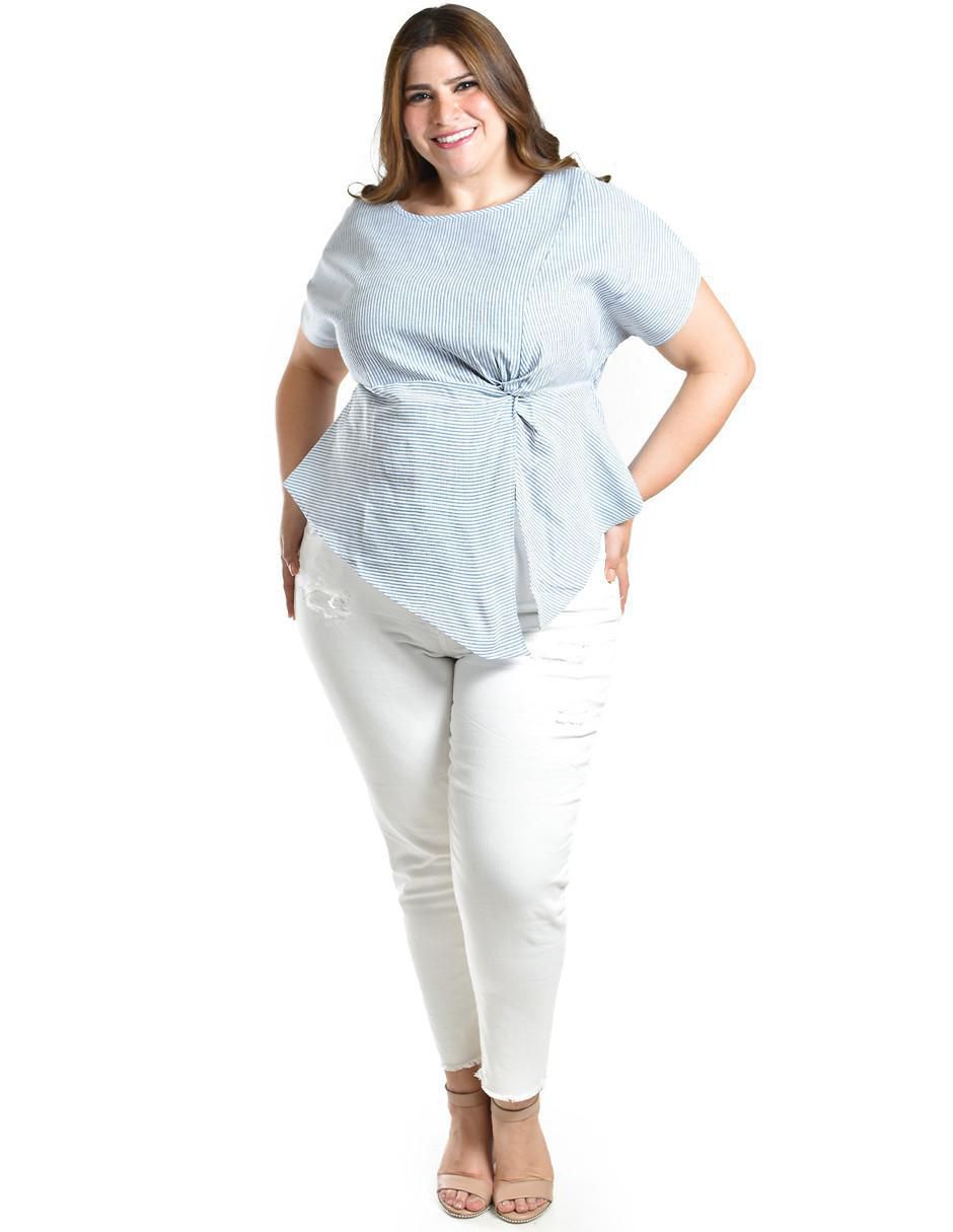 Blusa manga corta para mujer 5
