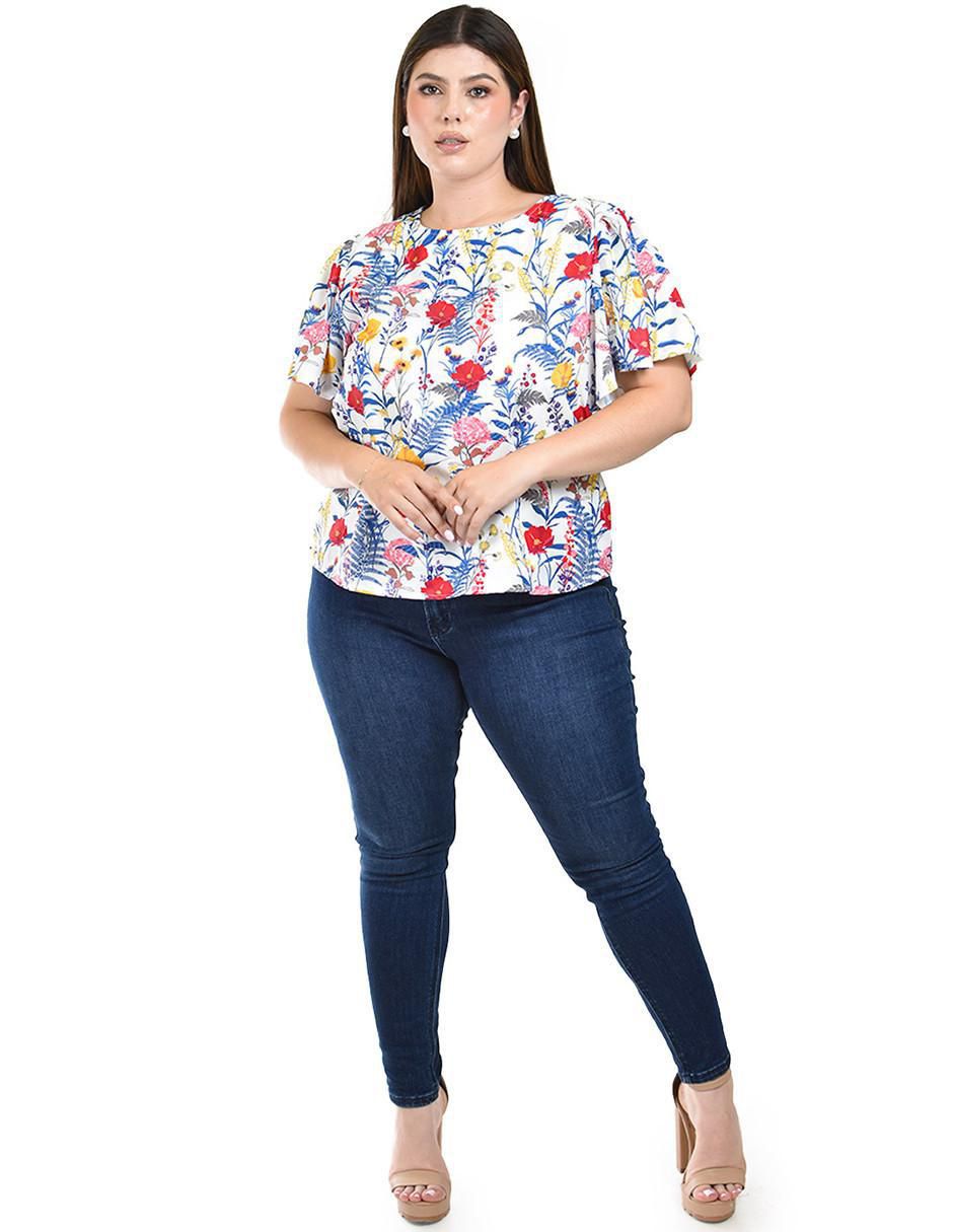 Blusa manga corta para mujer 4