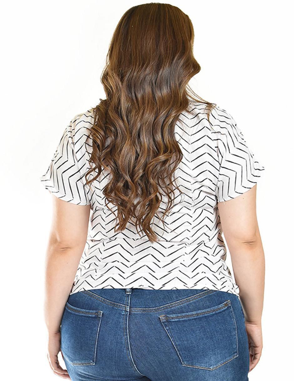 Blusa manga corta para mujer 3