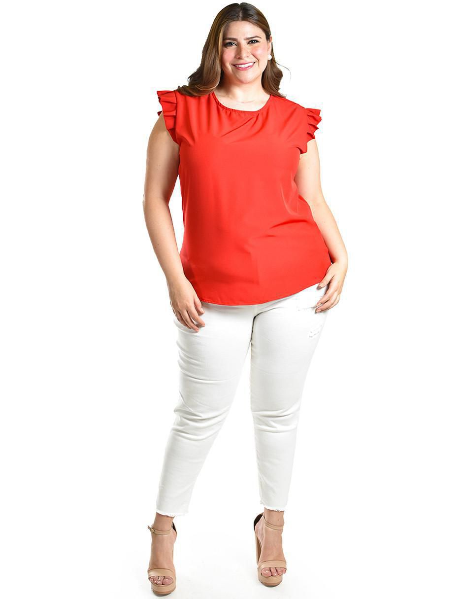 Blusa manga corta para mujer 5