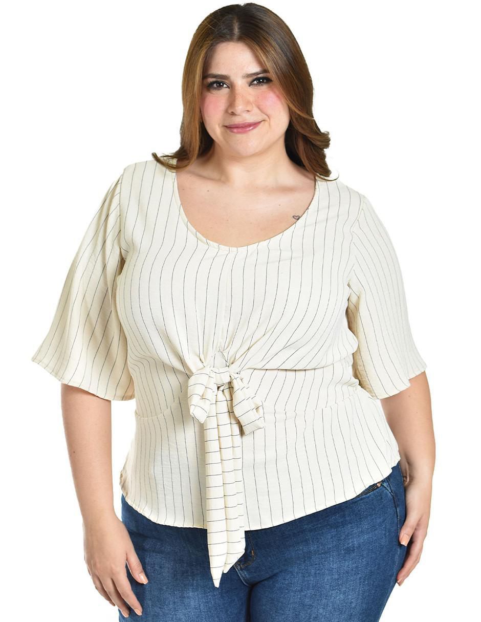 Blusa manga corta para mujer