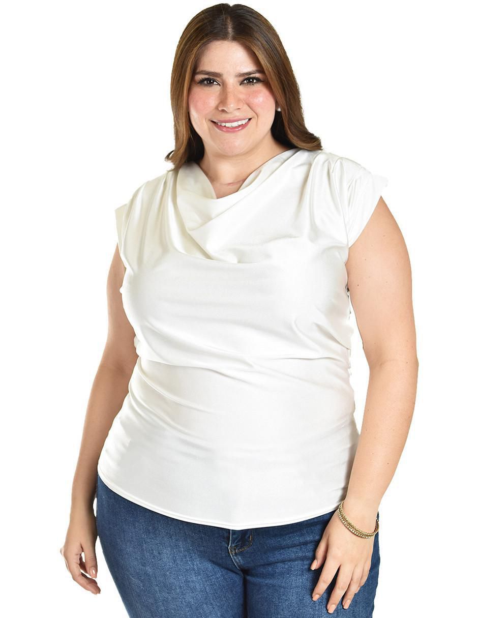 Blusa manga corta para mujer