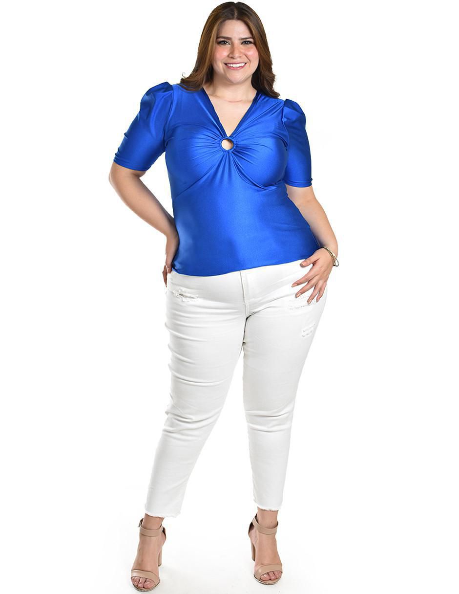 Blusa manga corta para mujer 4