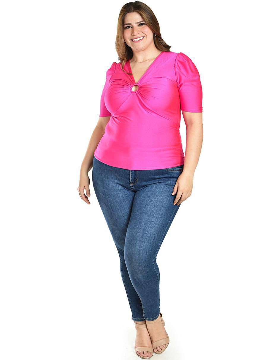 Blusa manga corta para mujer 4