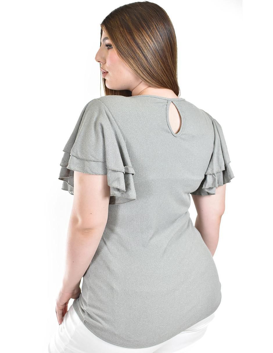 Blusa manga corta para mujer 3