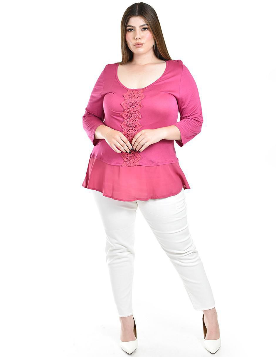 Blusa manga 3/4 para mujer 4