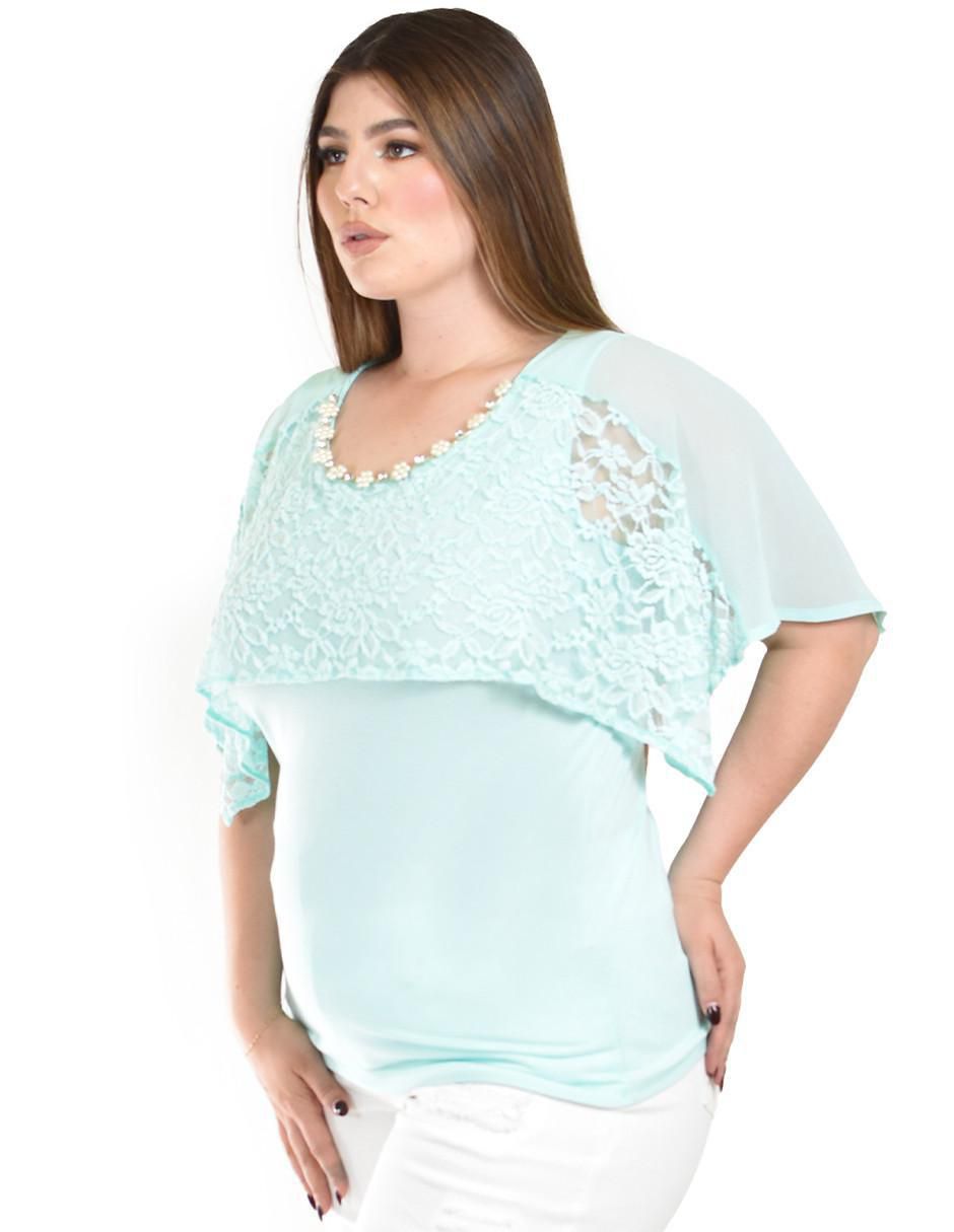 Blusa manga corta para mujer 2