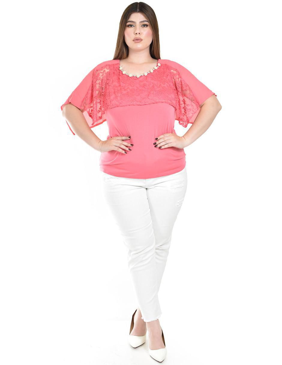Blusa manga corta para mujer 5