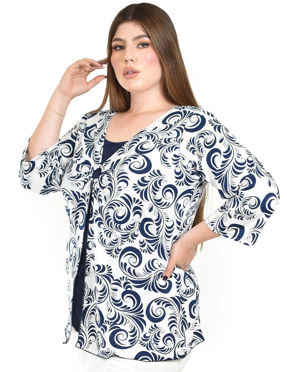 Blusa manga 3/4 para mujer 2