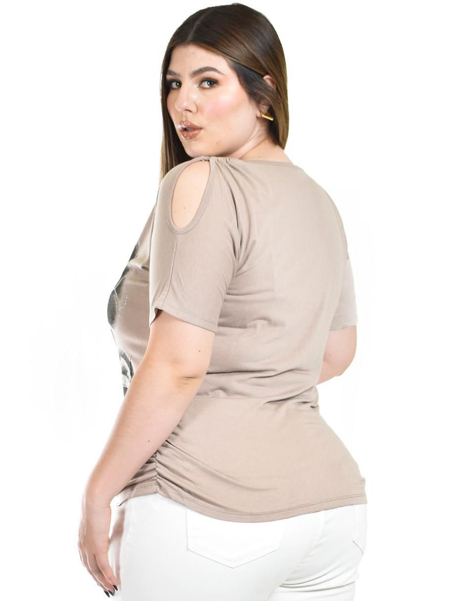 Blusa manga corta para mujer 3