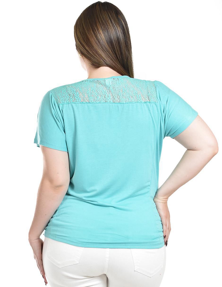 Blusa manga corta para mujer 3