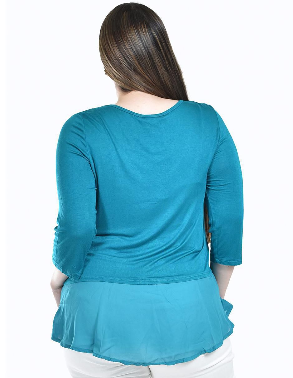 Blusa manga 3/4 para mujer 3