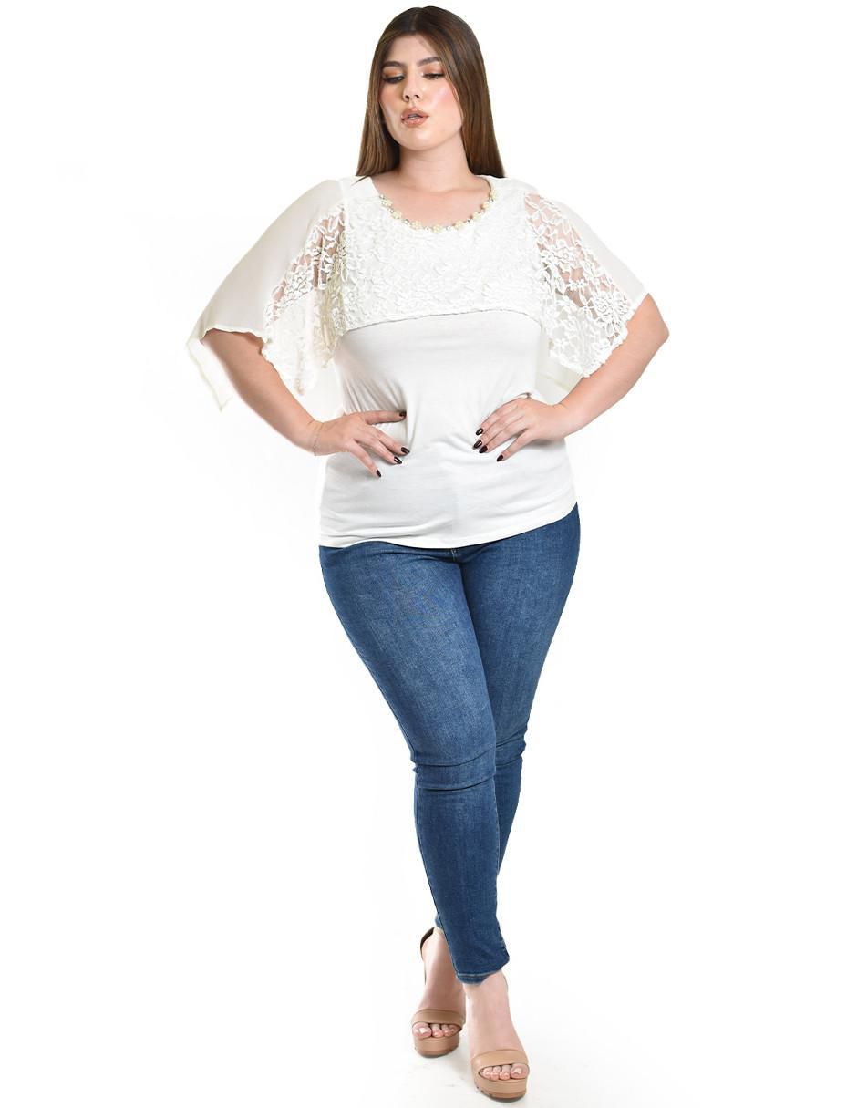 Blusa manga corta para mujer 4