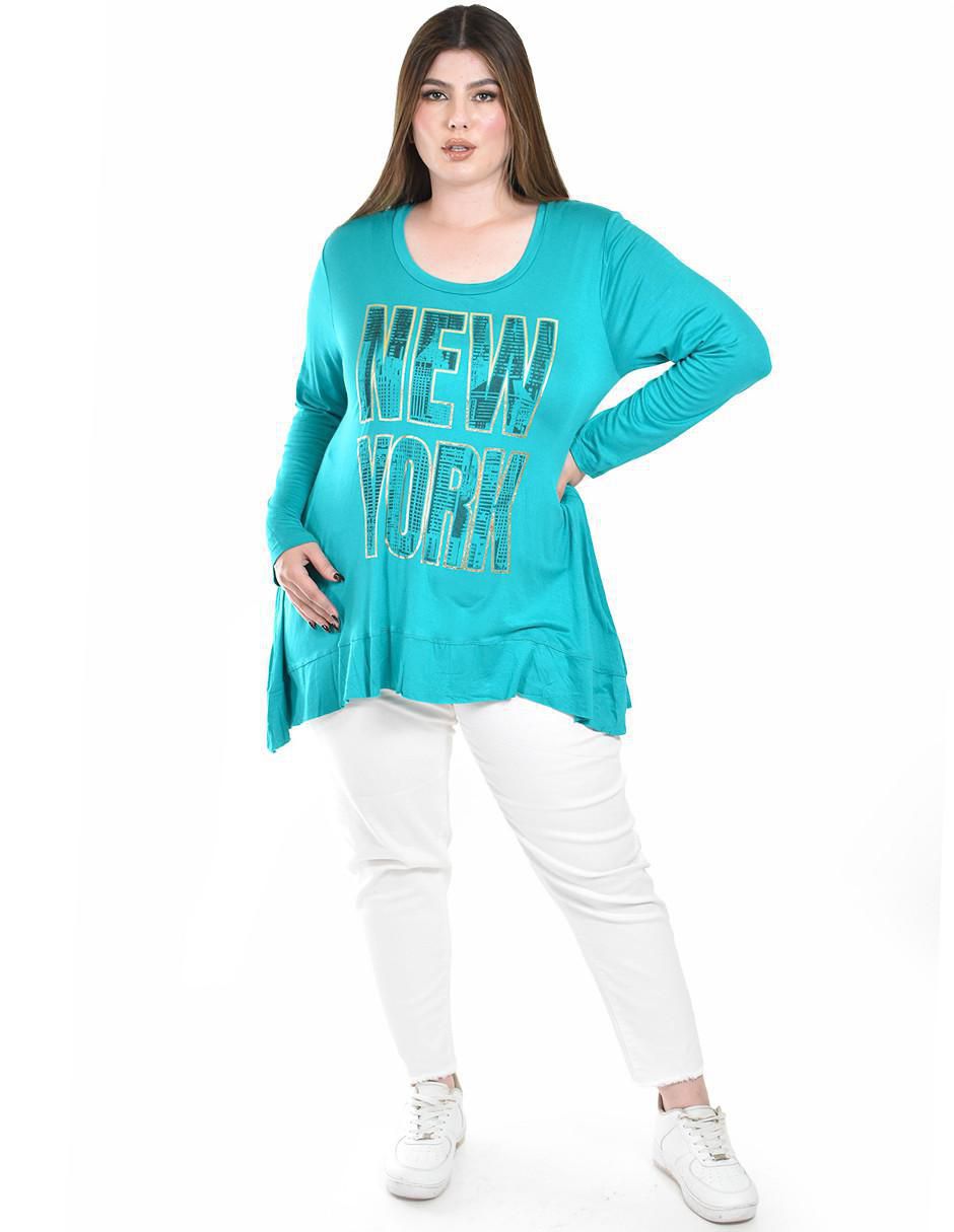 Blusa manga larga para mujer 4