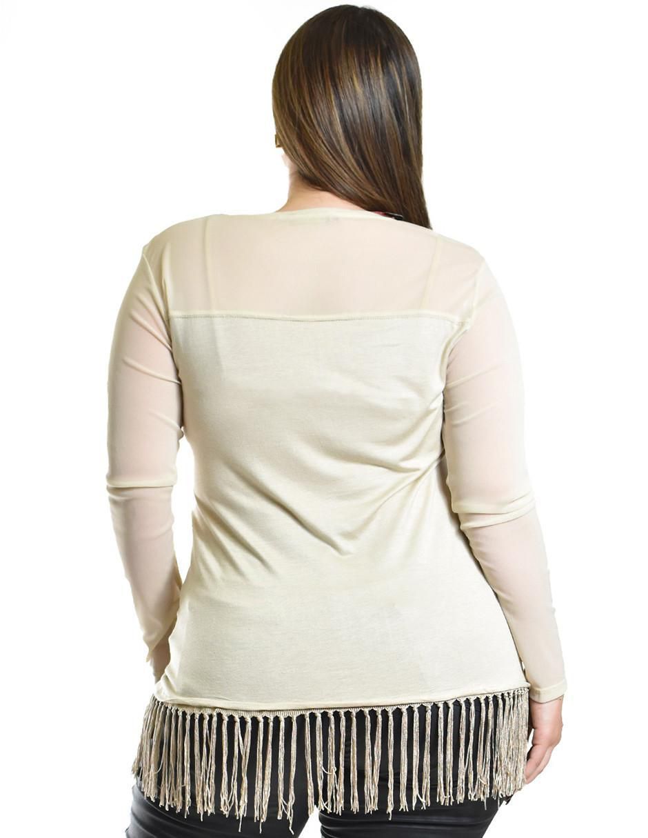 Blusa manga larga para mujer 3