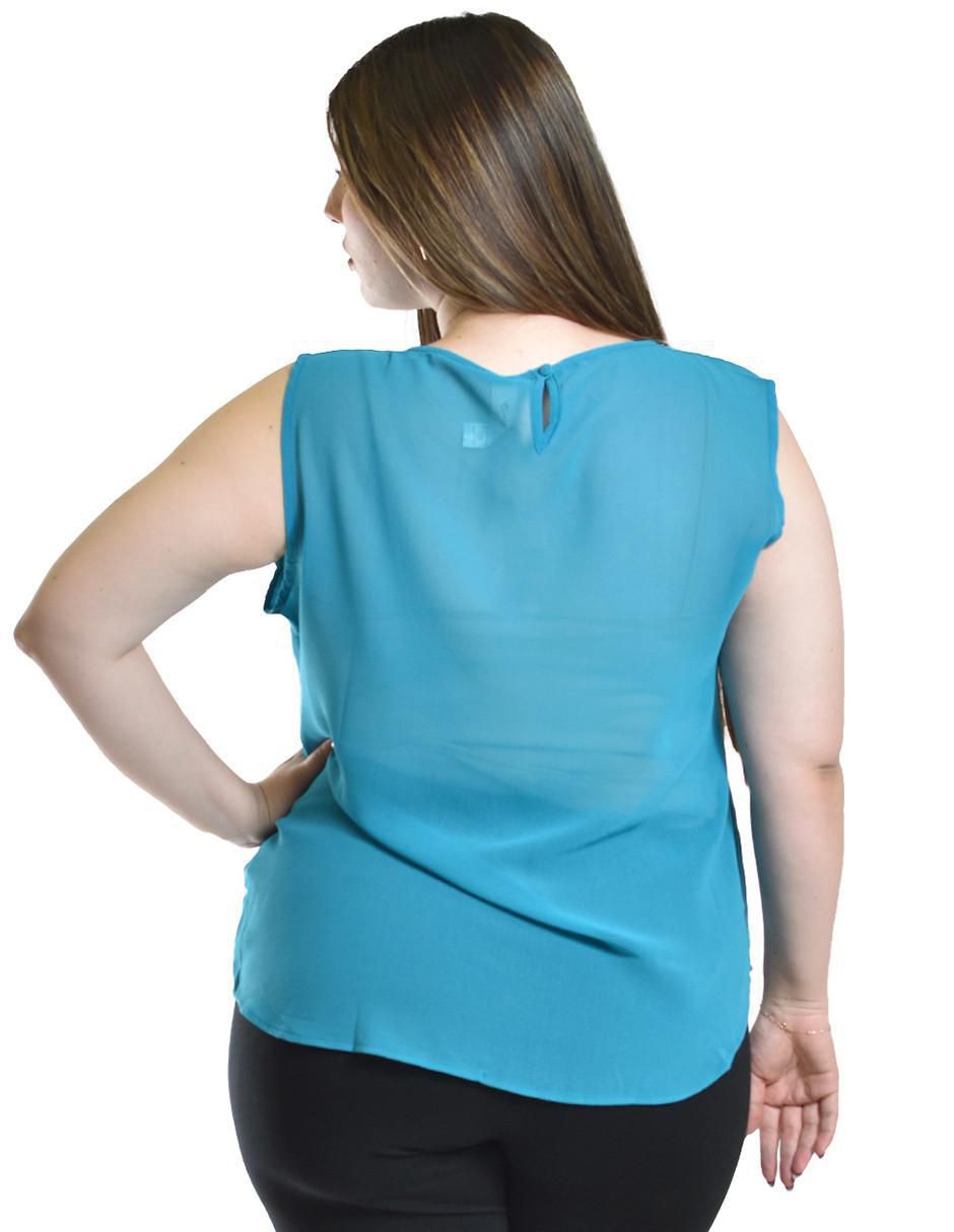 Blusa sin manga para mujer 3
